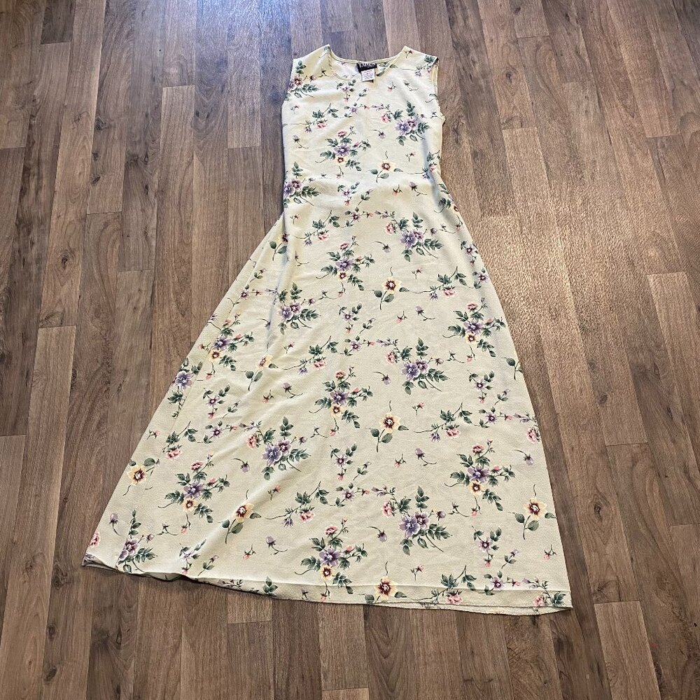 Tarea Vintage Rue 21 Women's Floral Maxi Shift Dress Size Medium